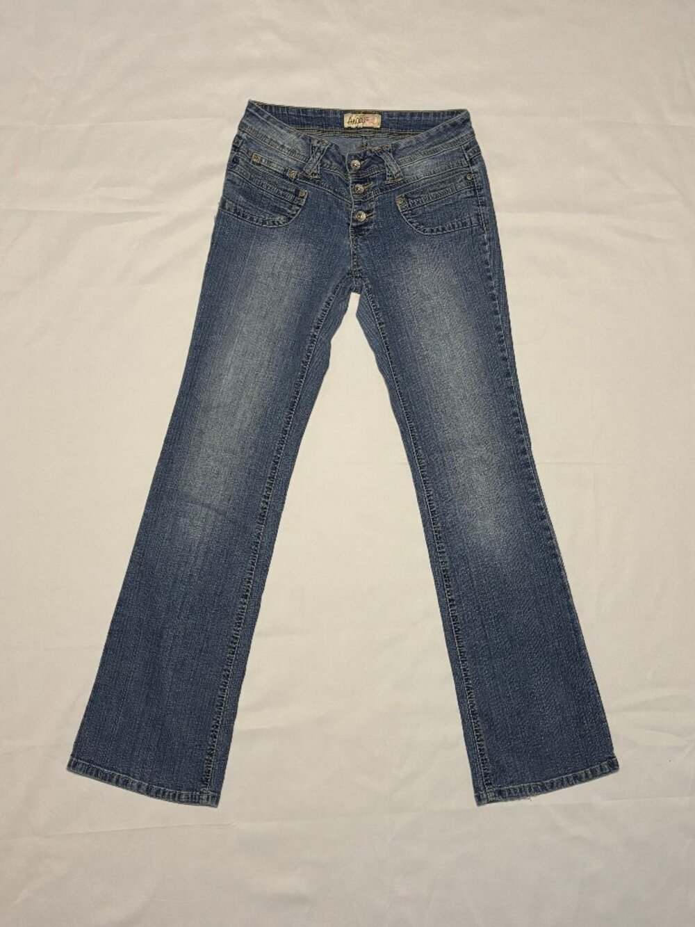 Vintage Angels Jeans Low-Rise Blue Denim Jeans